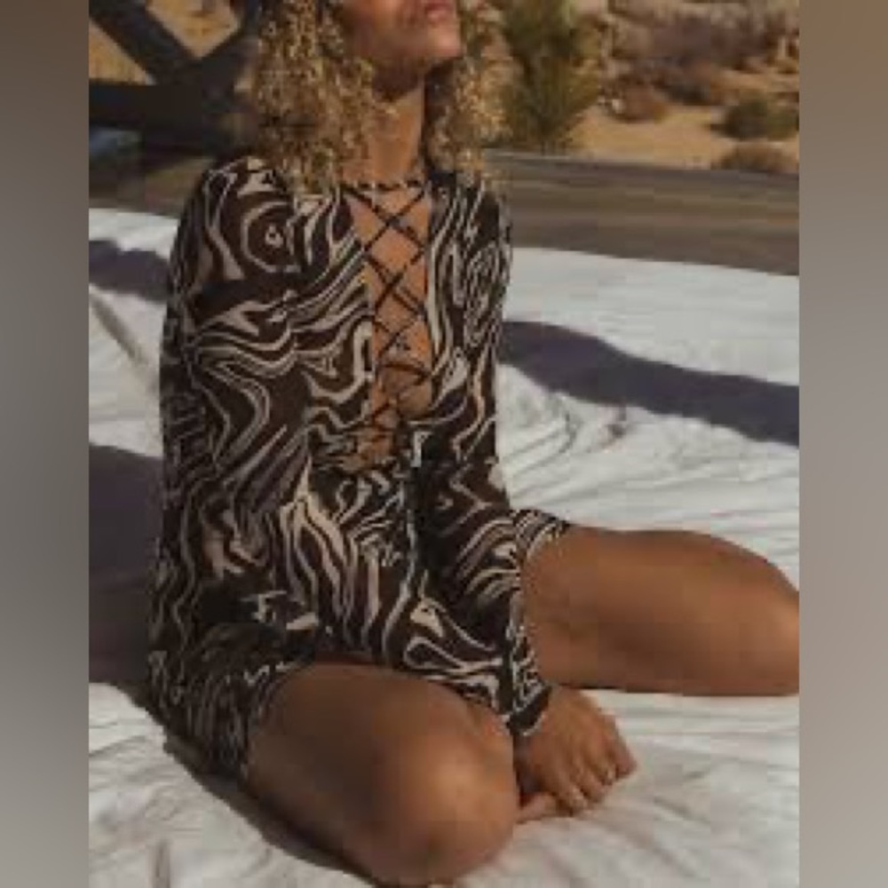 Beach cover up bathing suit dress
